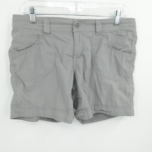 Kuhl Pants - Kuhl Shorts Womens 8 Gray Kontra Stretch Hiking Camping Outdoor Gorp Casual